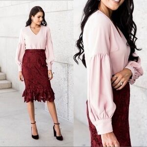 NWT Rachel Parcell Everly blouse